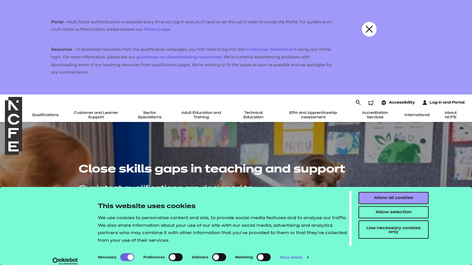 Website screenshot