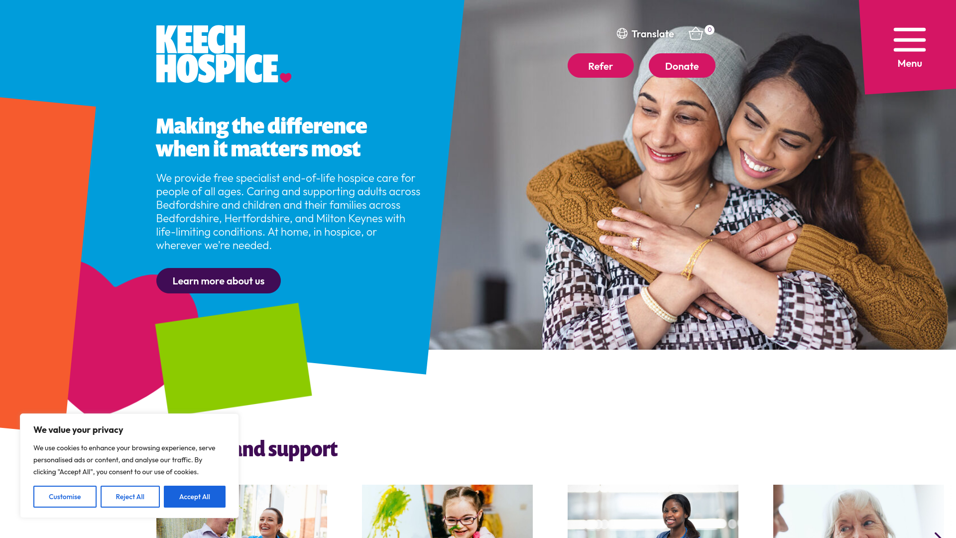 Website screenshot