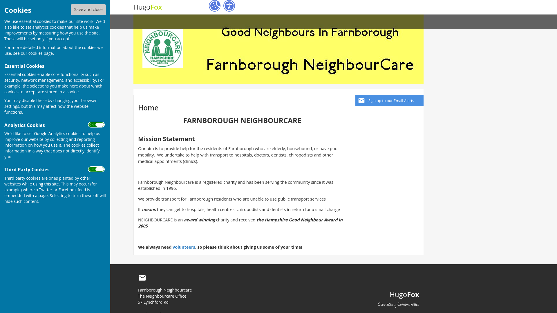 Website screenshot