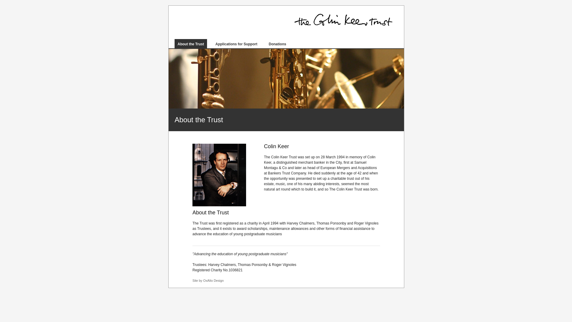 Website screenshot