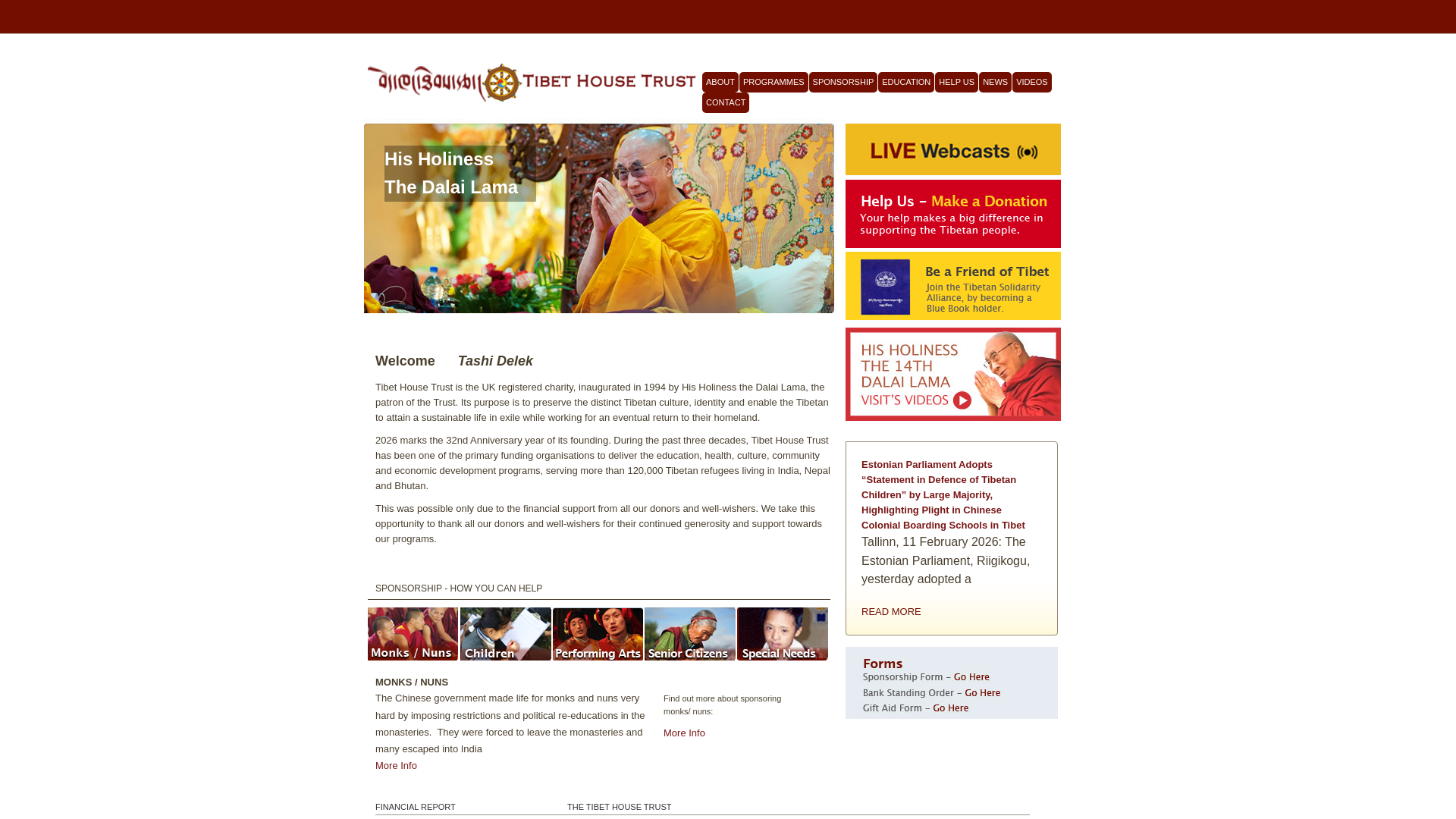Website screenshot