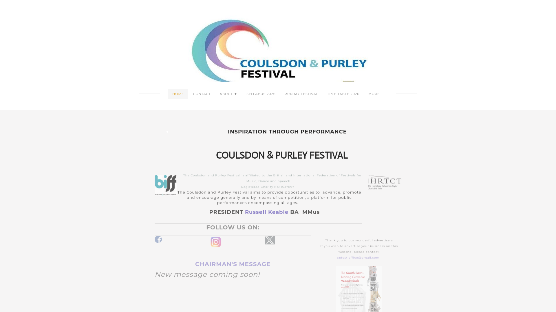 Website screenshot