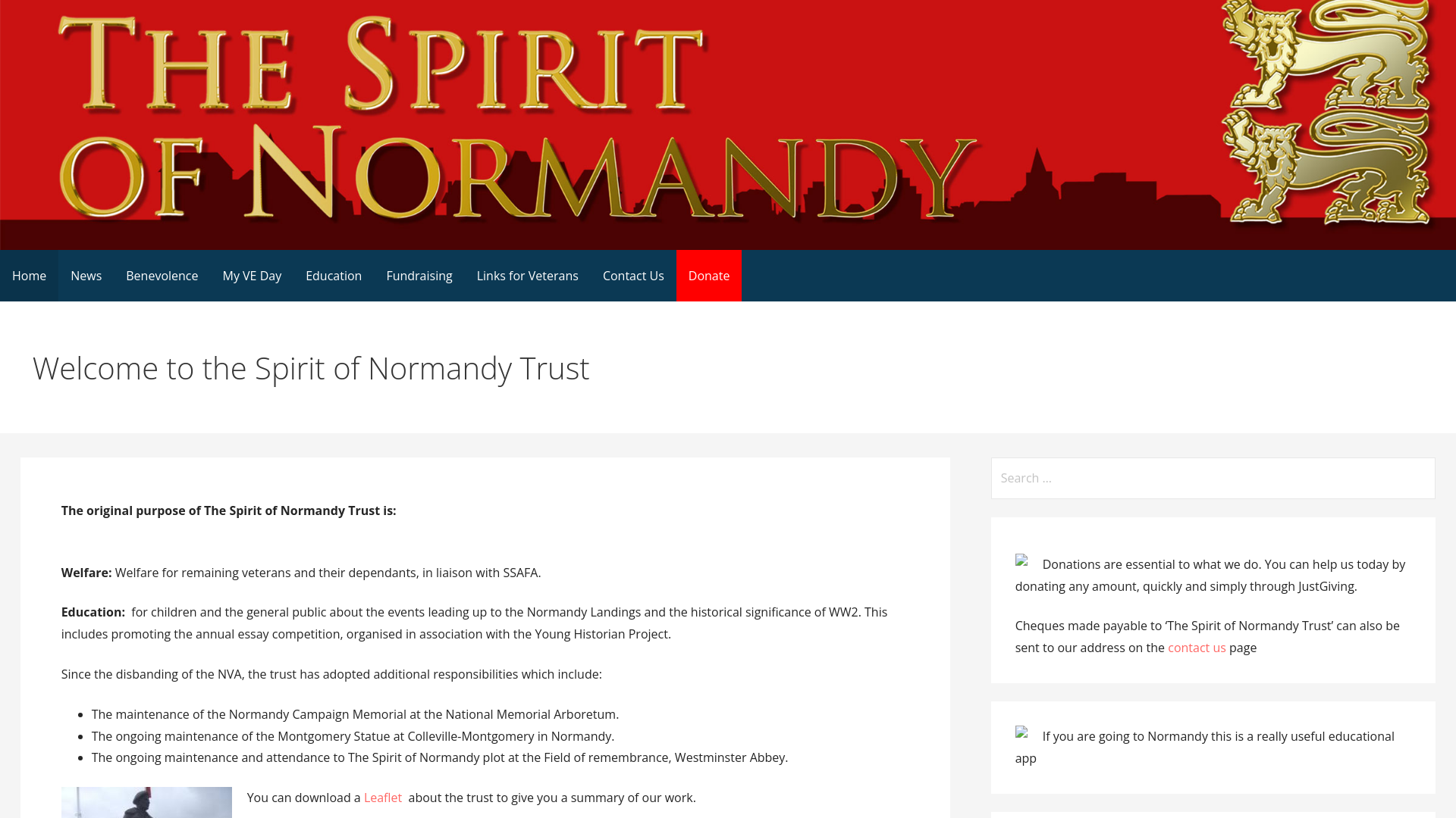 Website screenshot