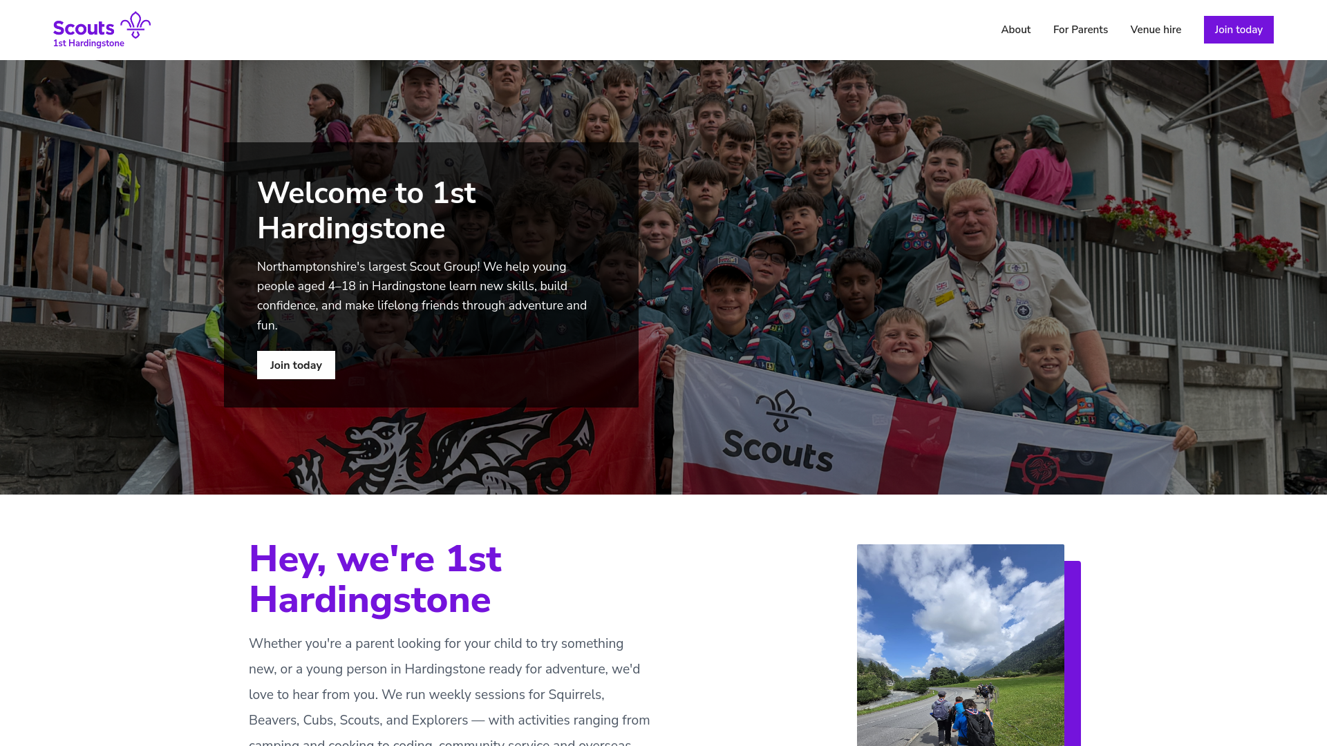 Website screenshot