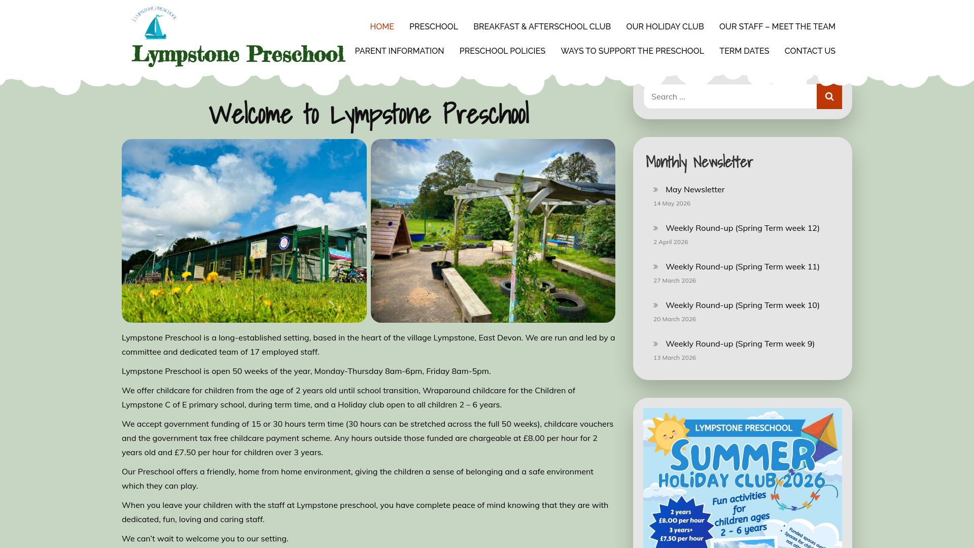 Website screenshot