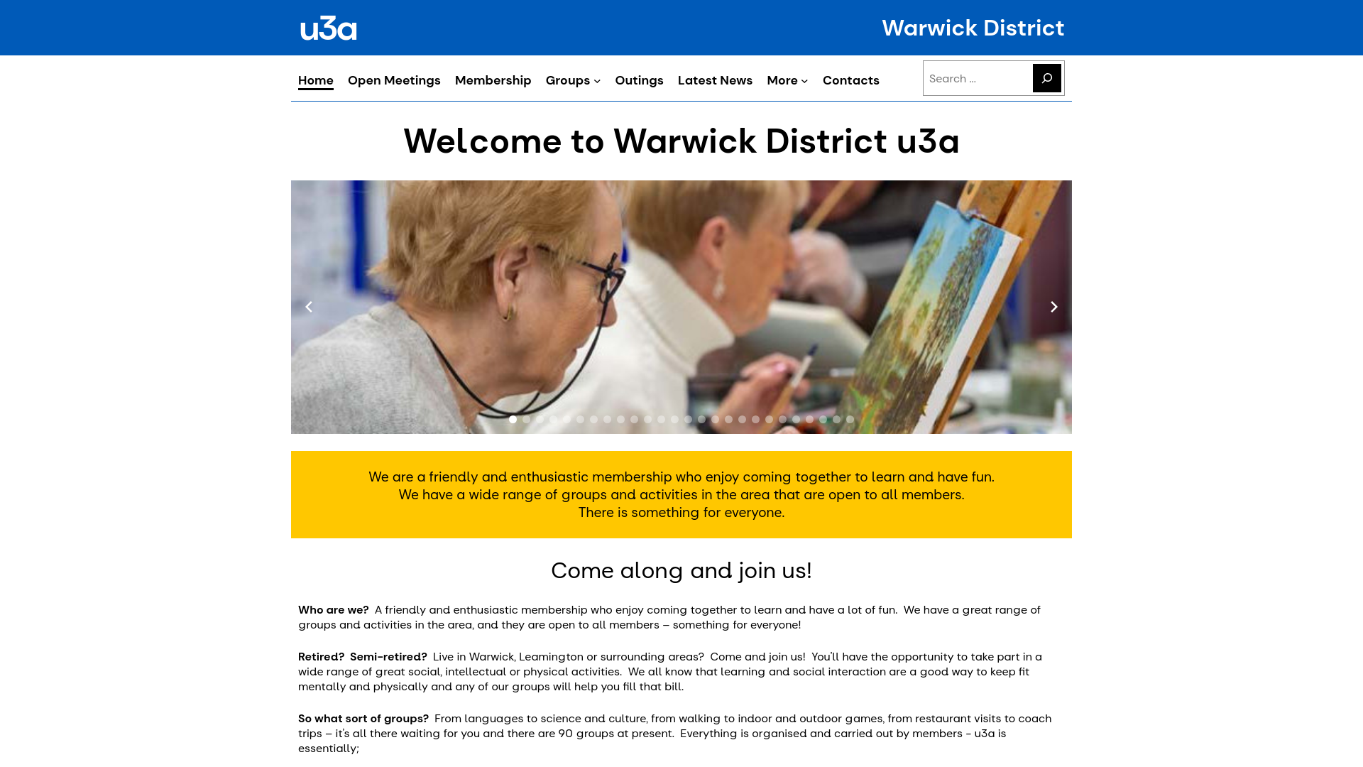 Website screenshot