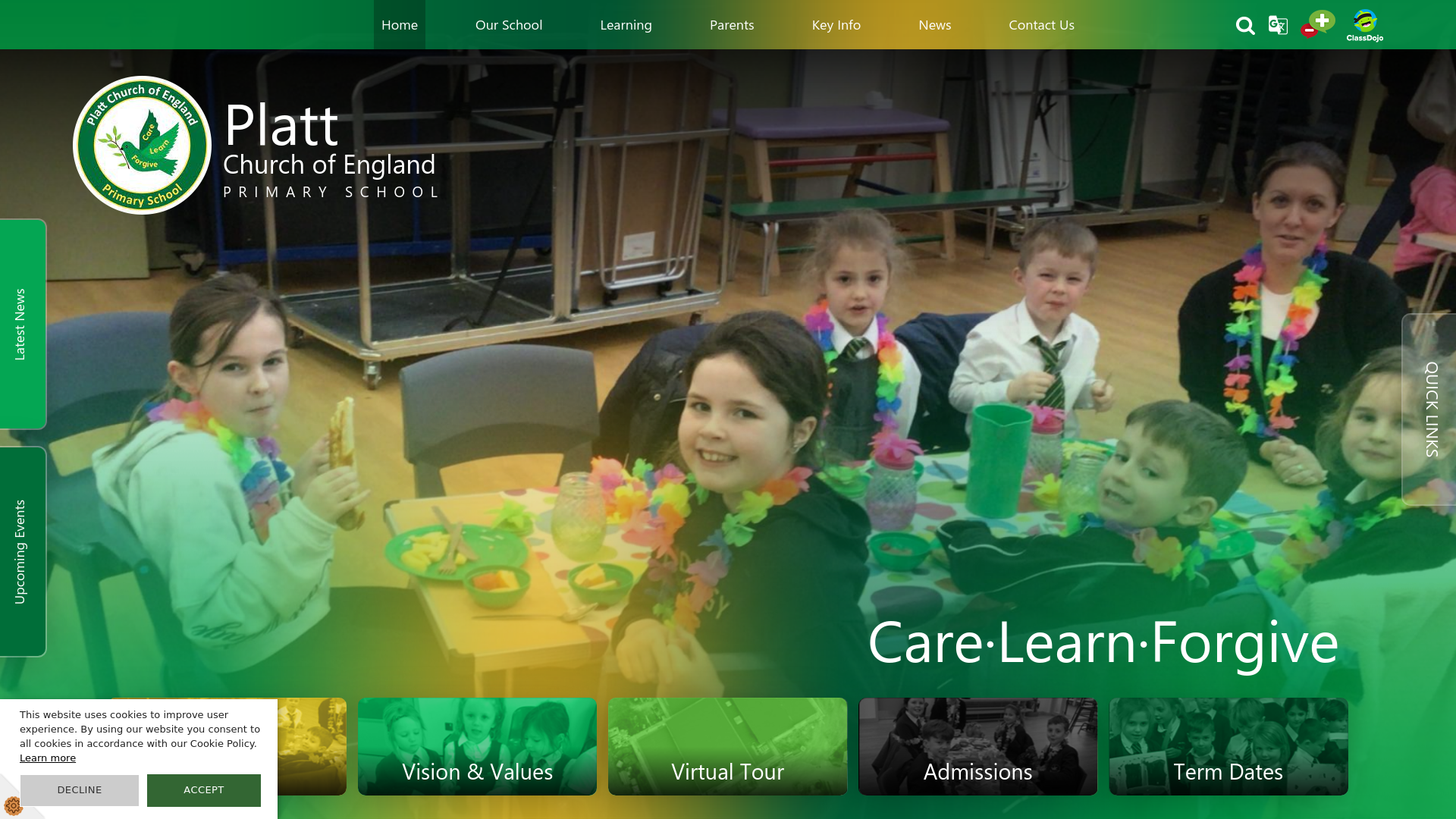 Website screenshot