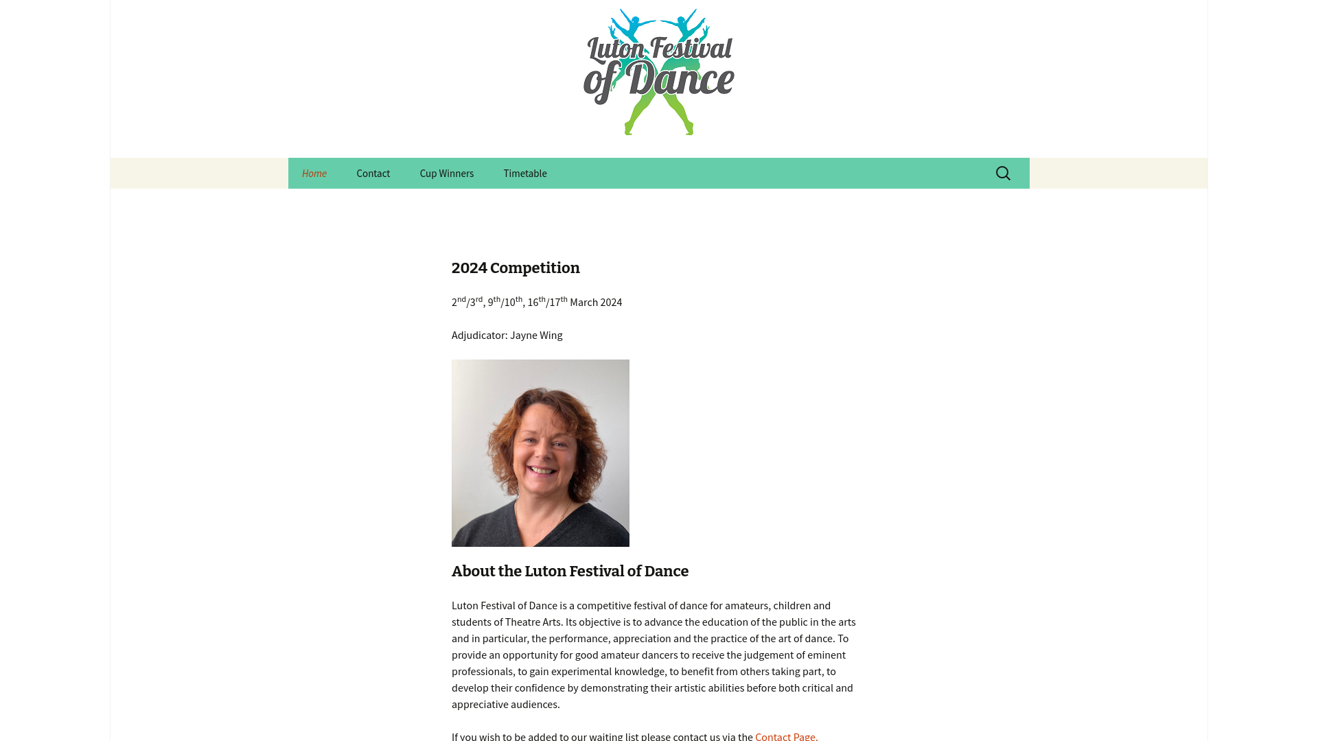 Website screenshot