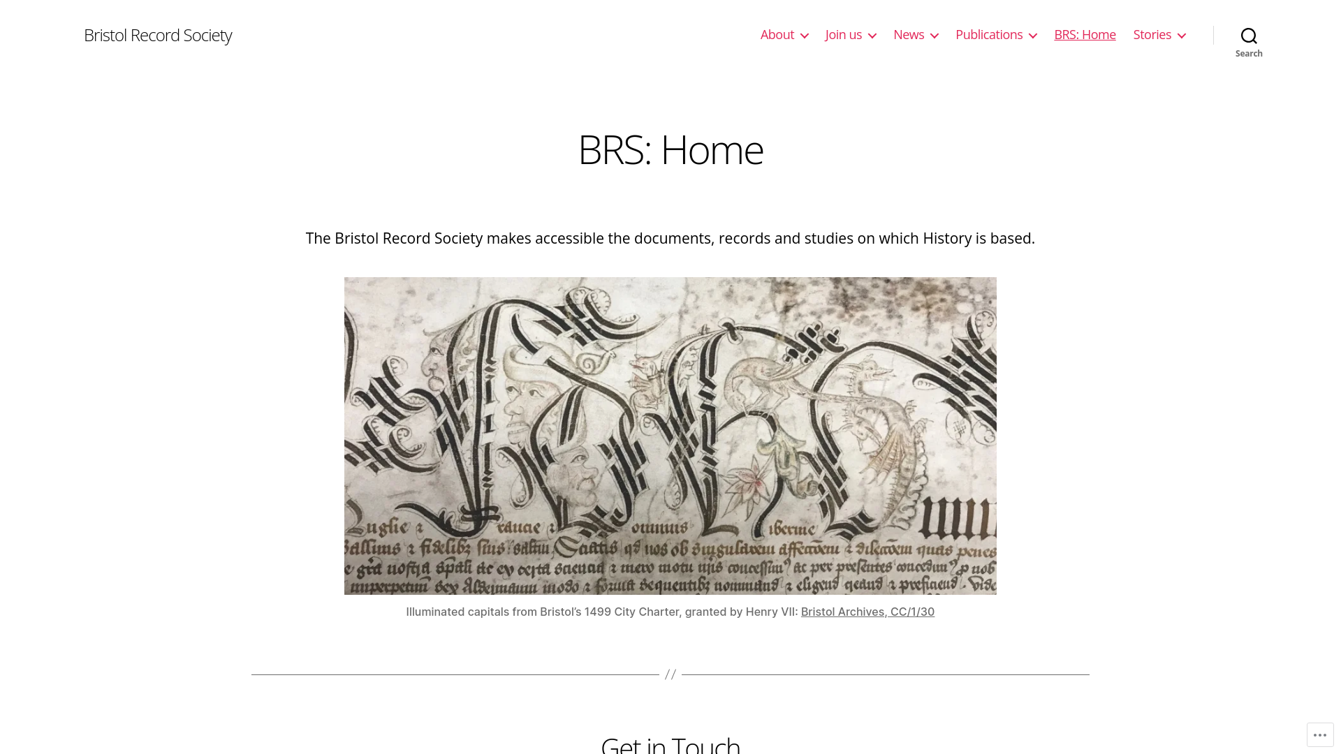 Website screenshot