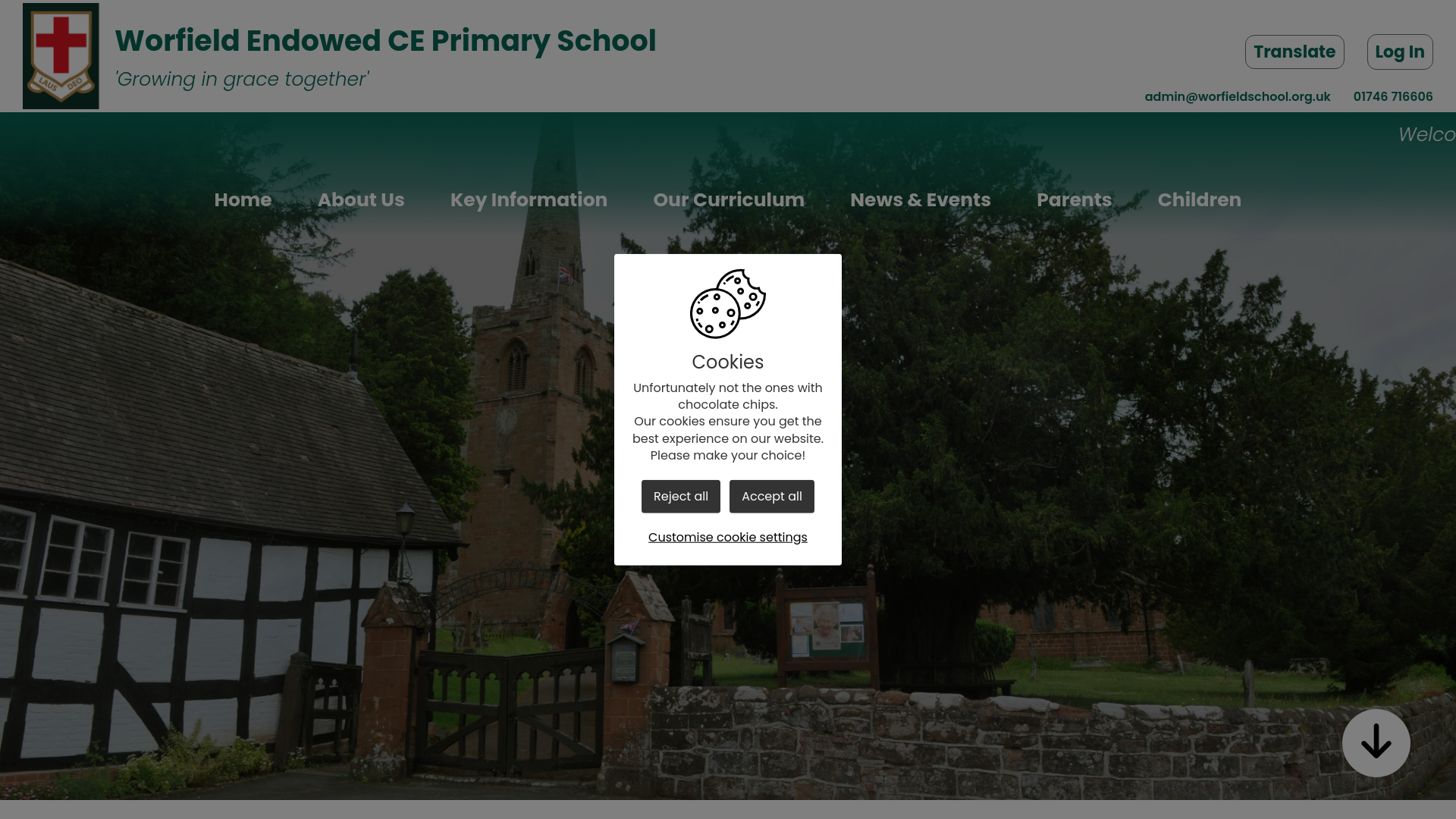 Website screenshot