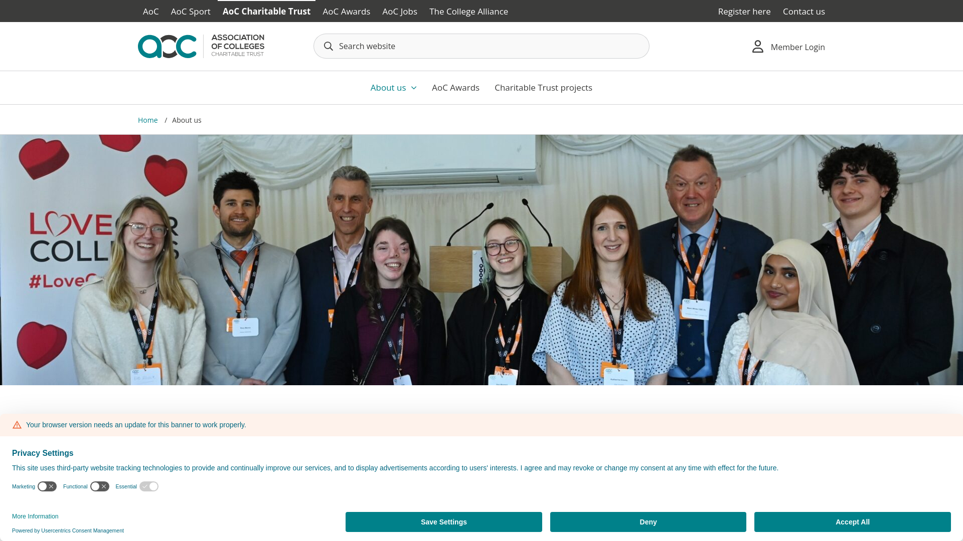 Website screenshot