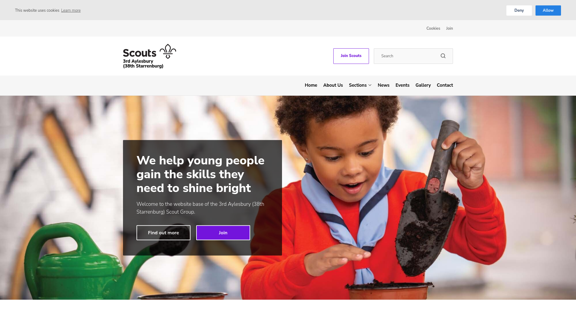 Website screenshot