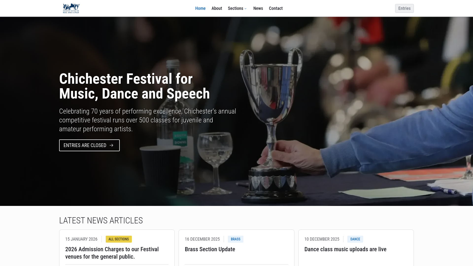 Website screenshot