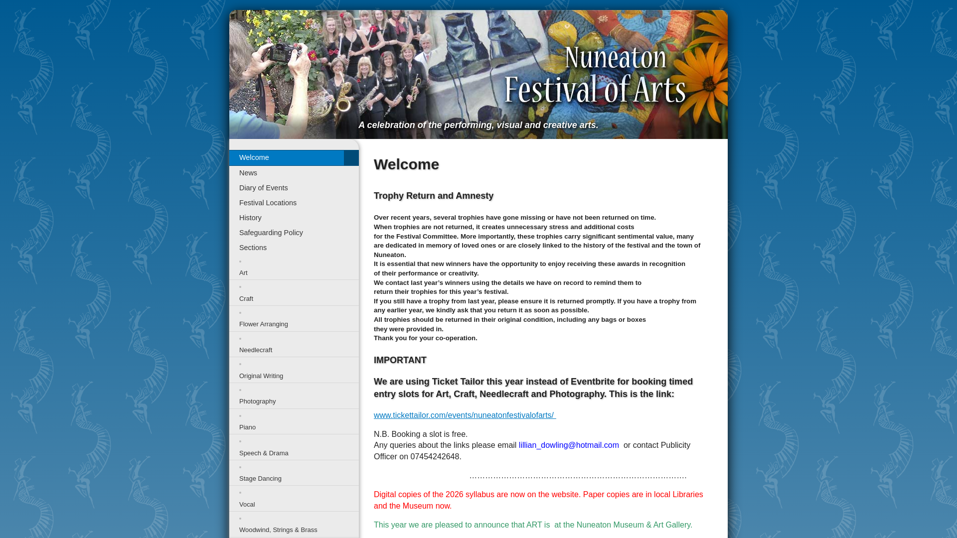 Website screenshot