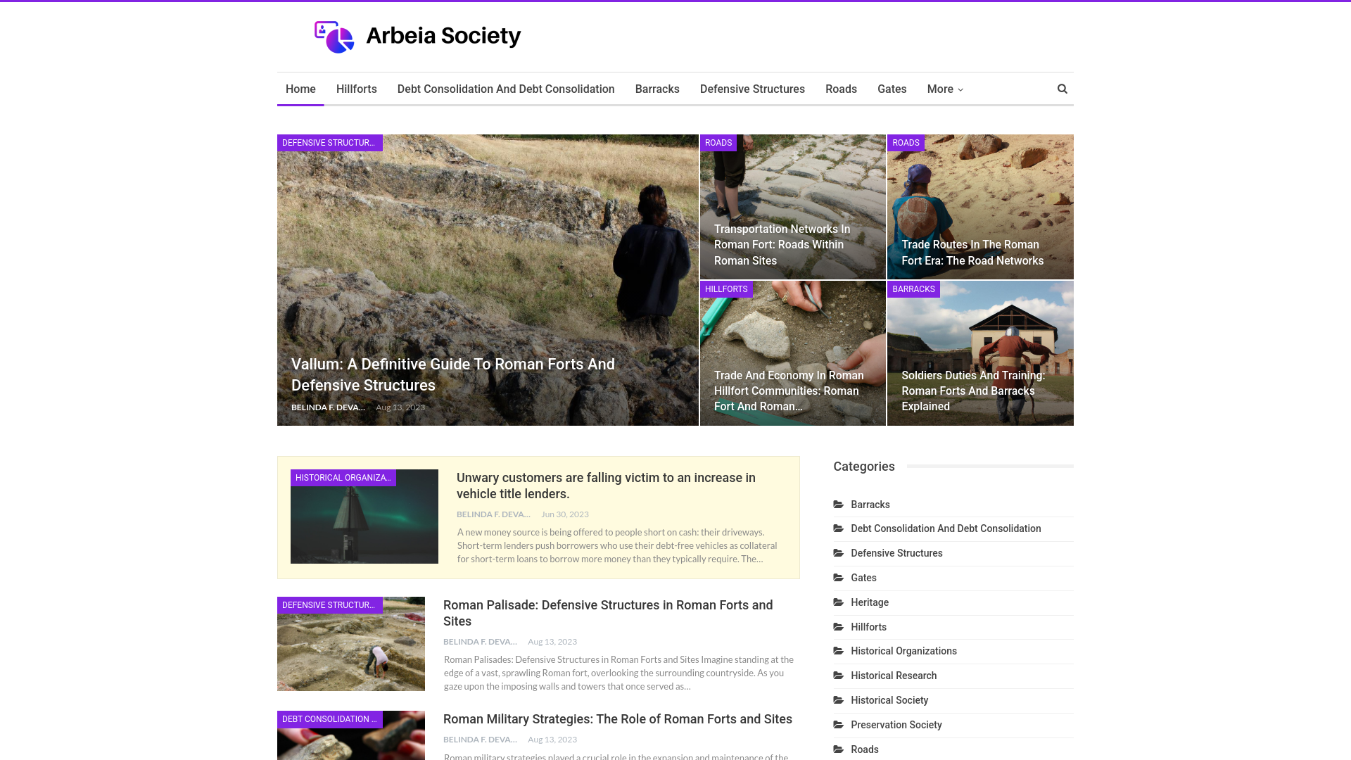 Website screenshot