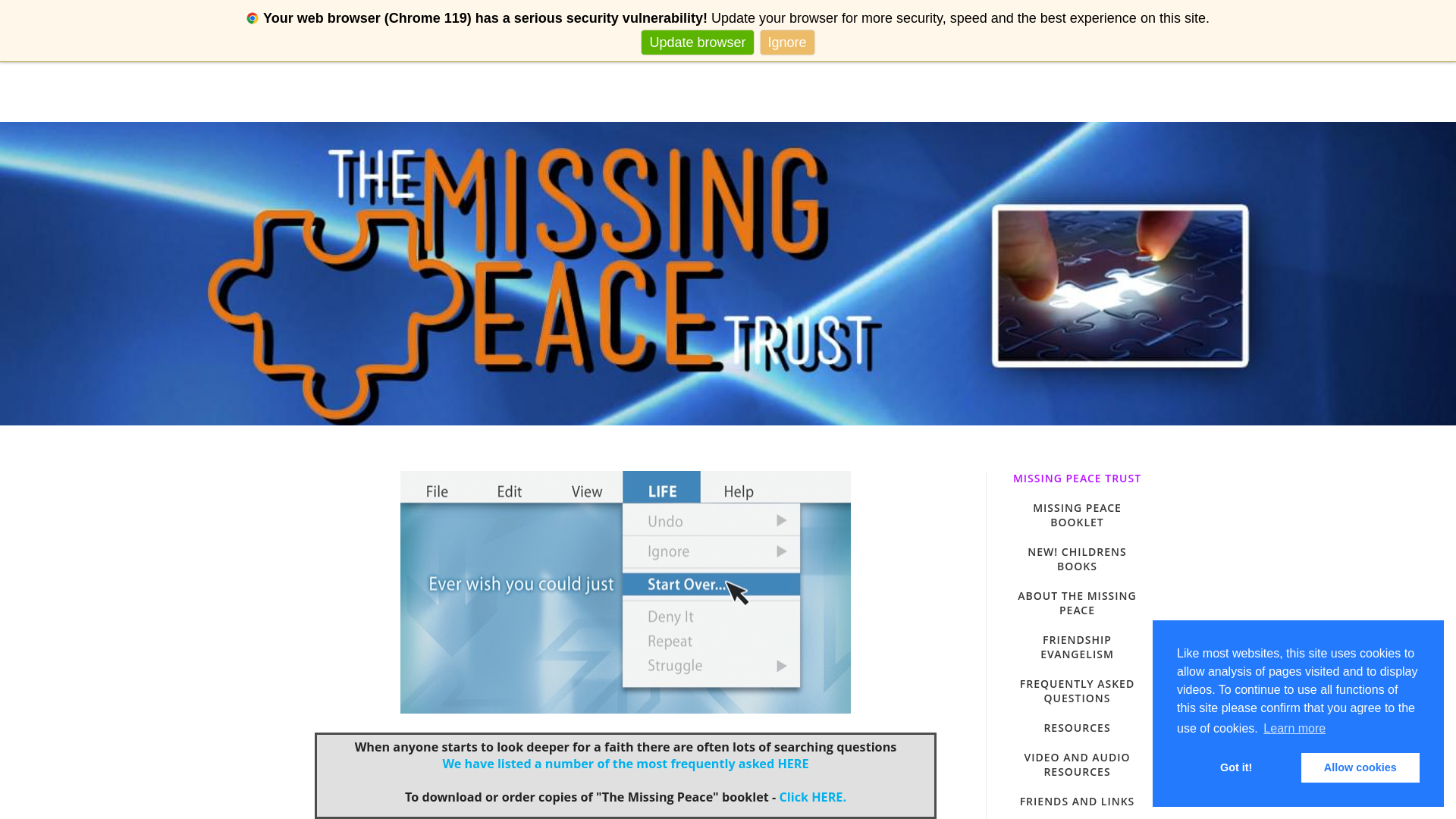 Website screenshot