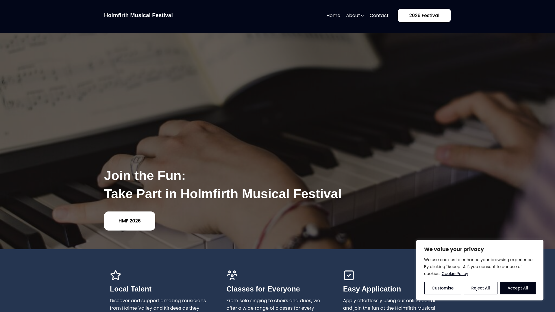 Website screenshot