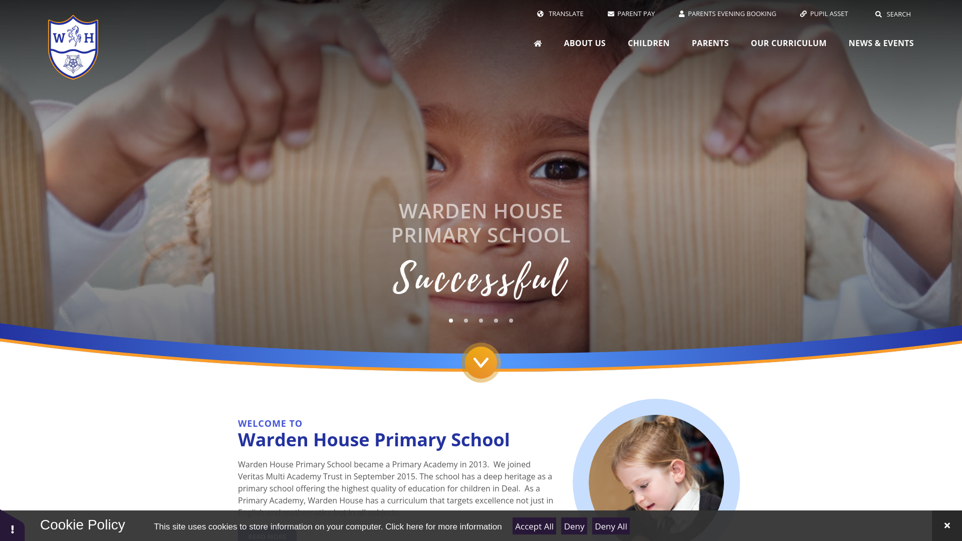 Website screenshot