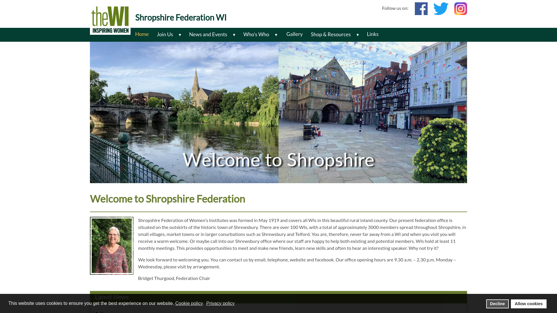 Website screenshot