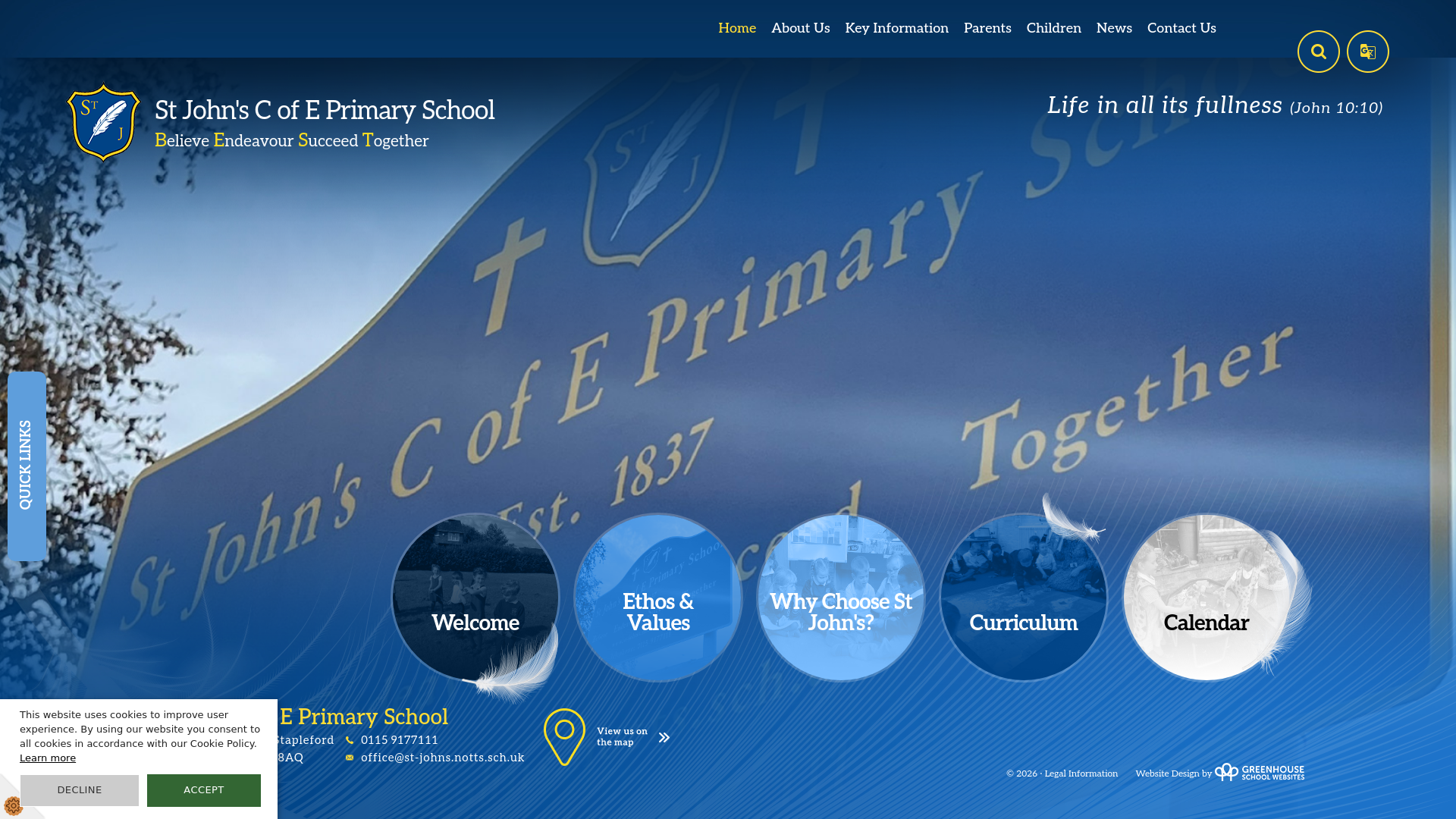 Website screenshot