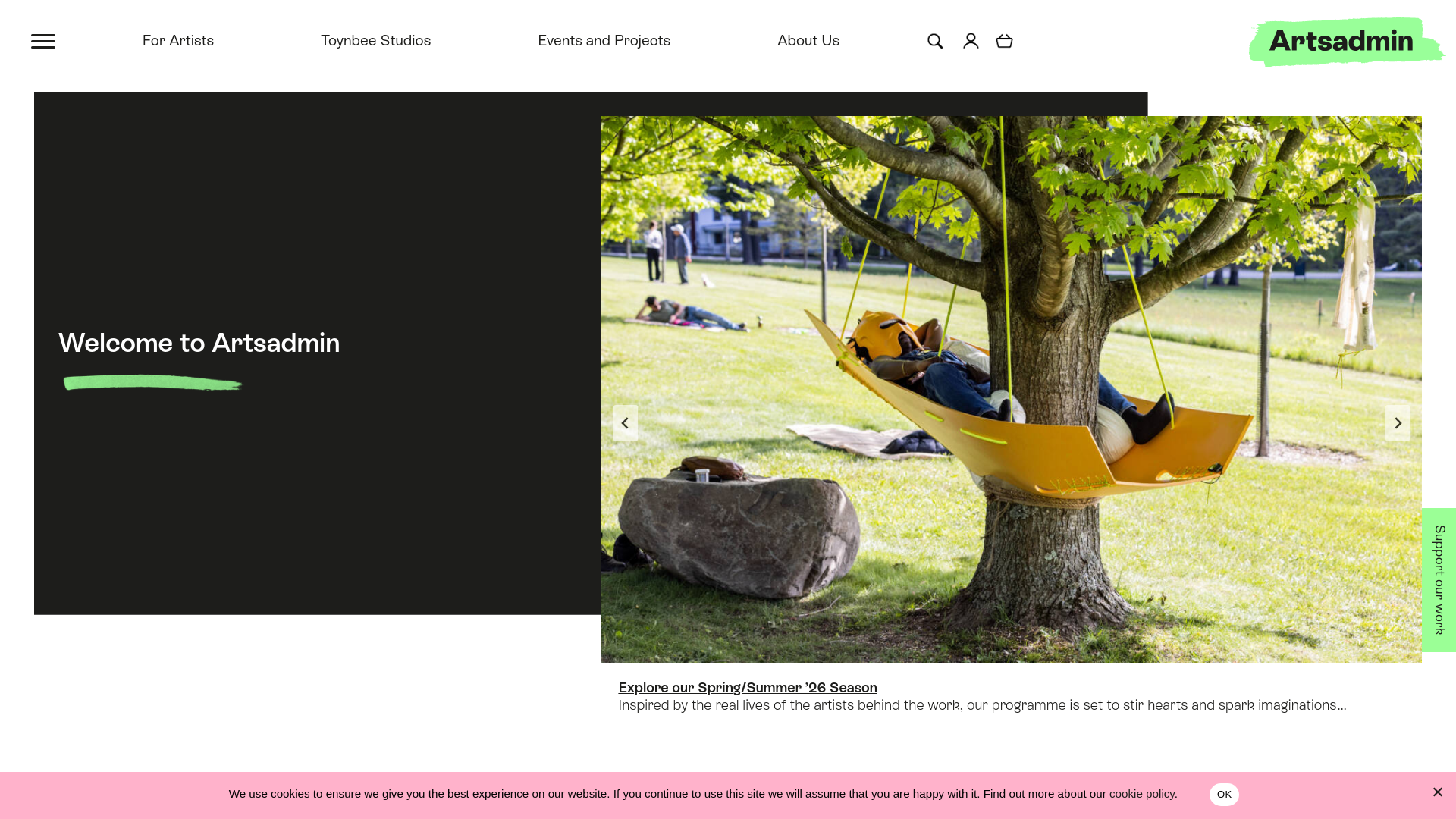 Website screenshot