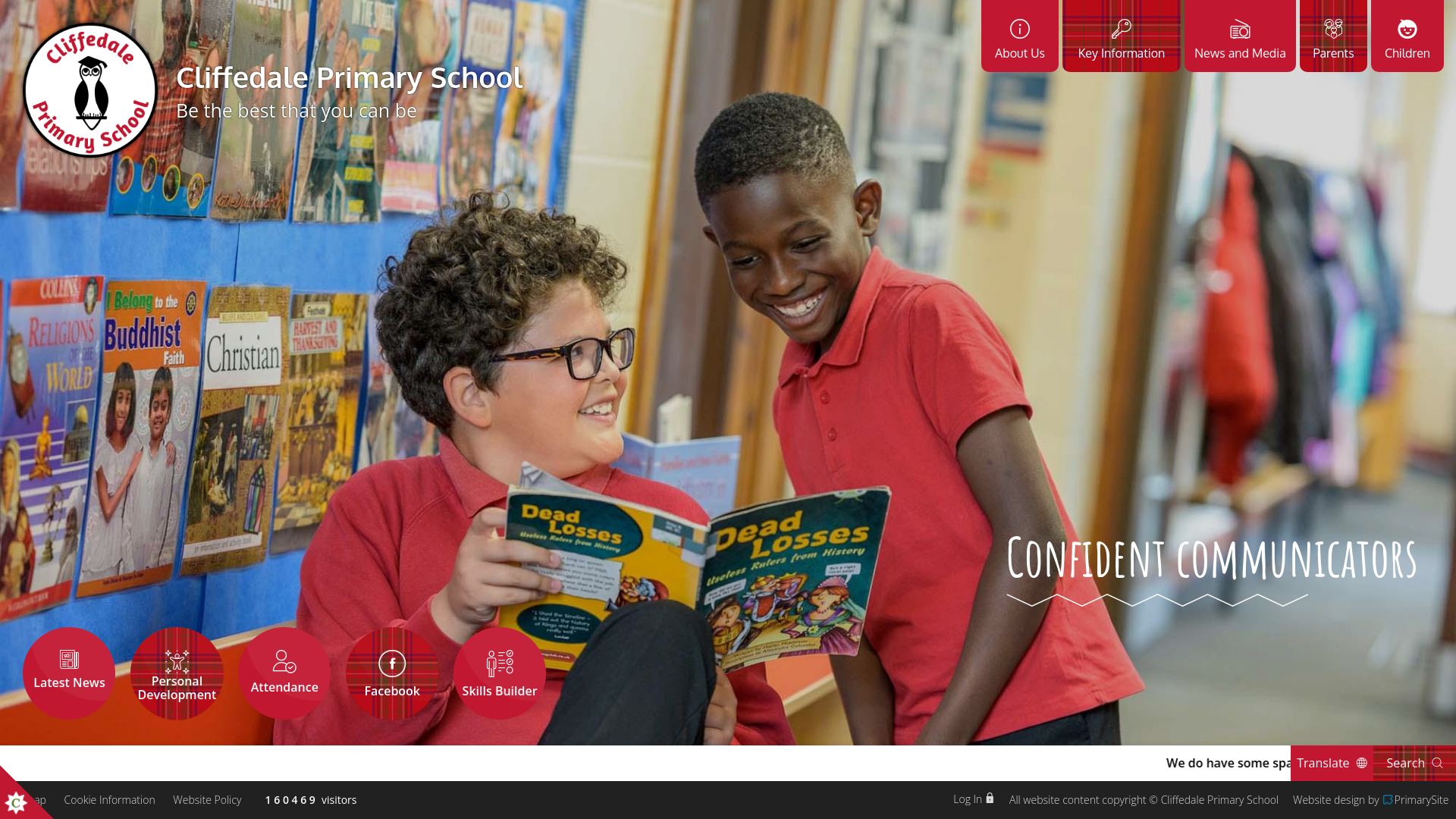 Website screenshot