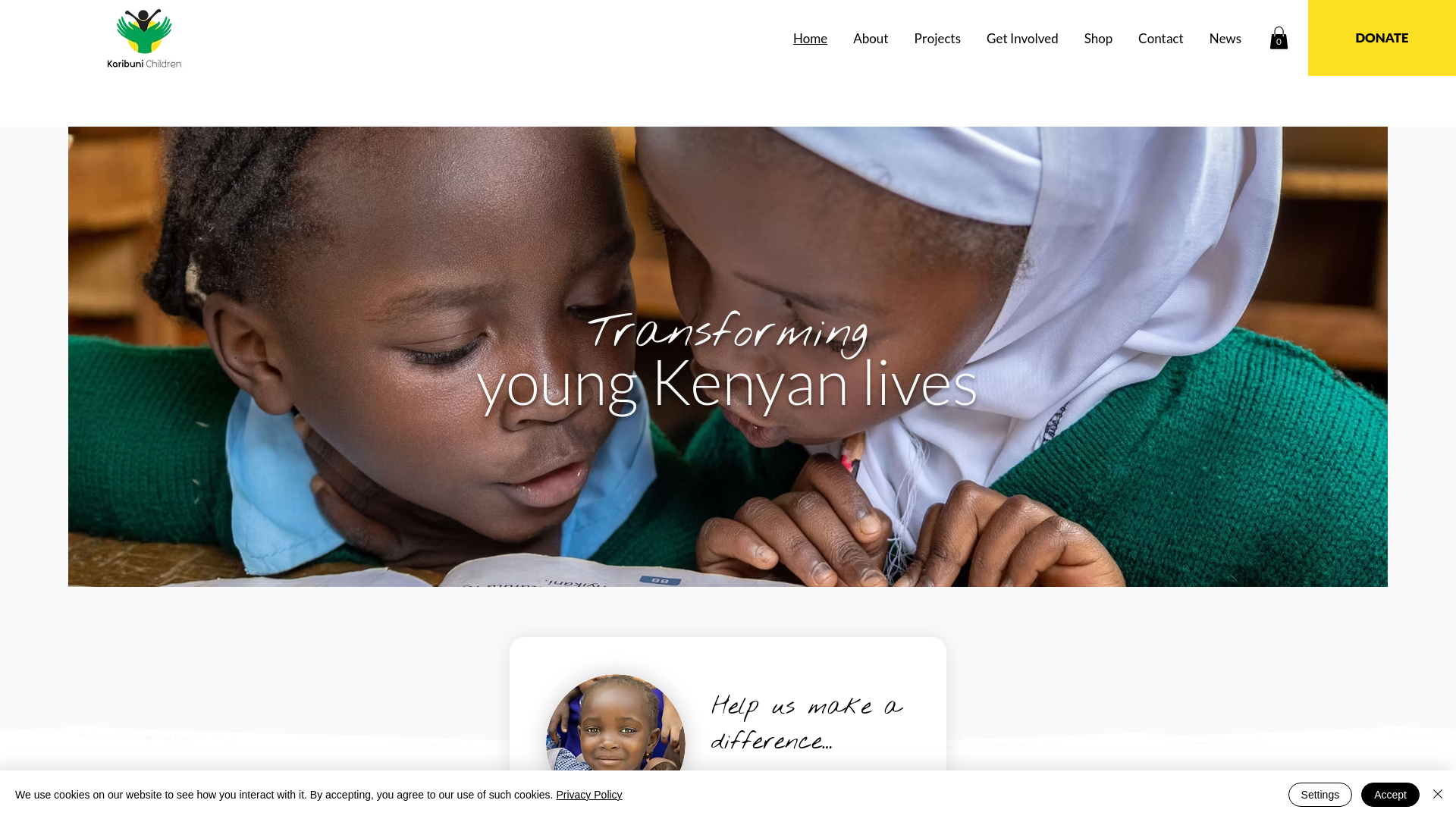 Website screenshot