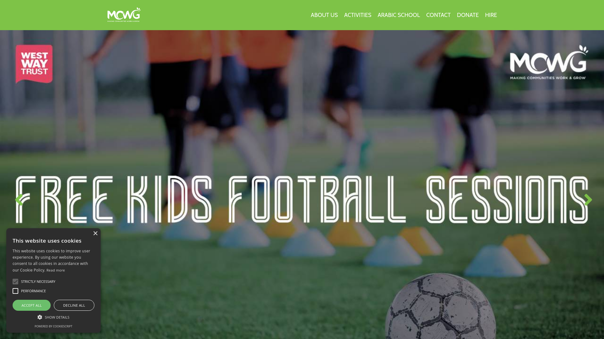 Website screenshot