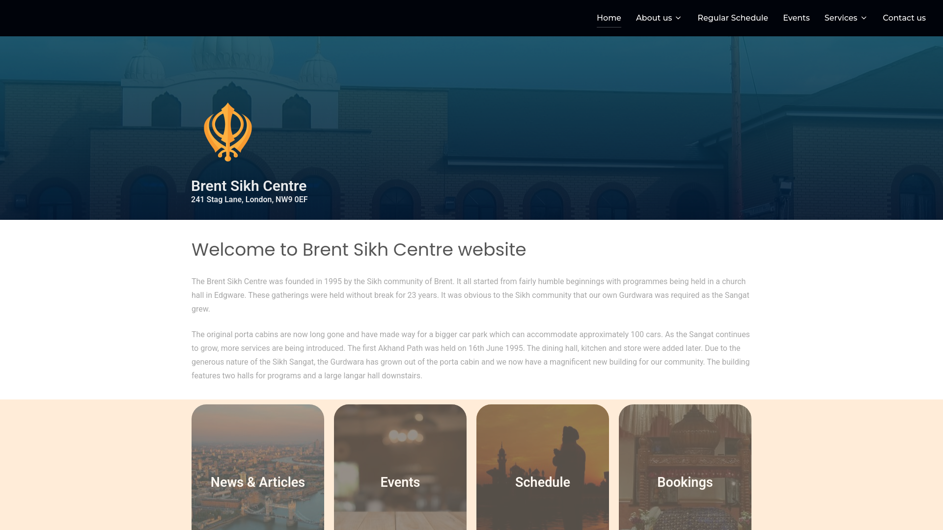 Website screenshot