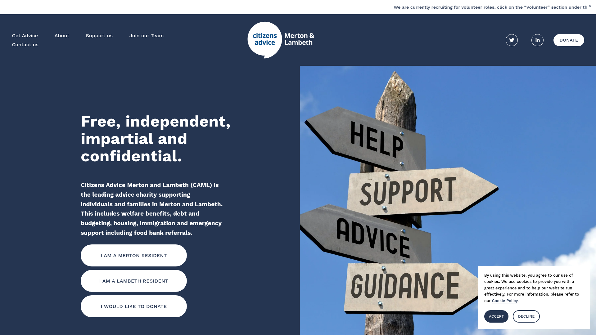Website screenshot