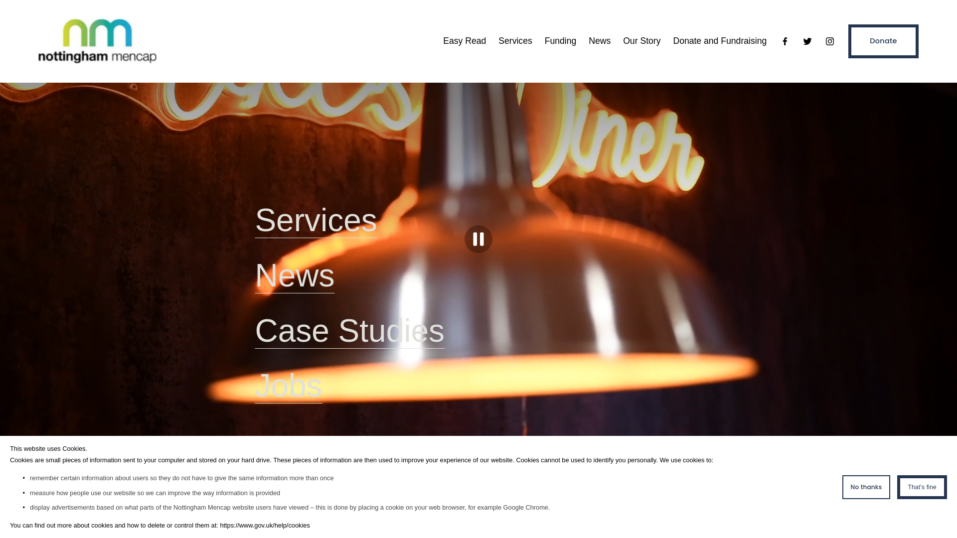 Website screenshot
