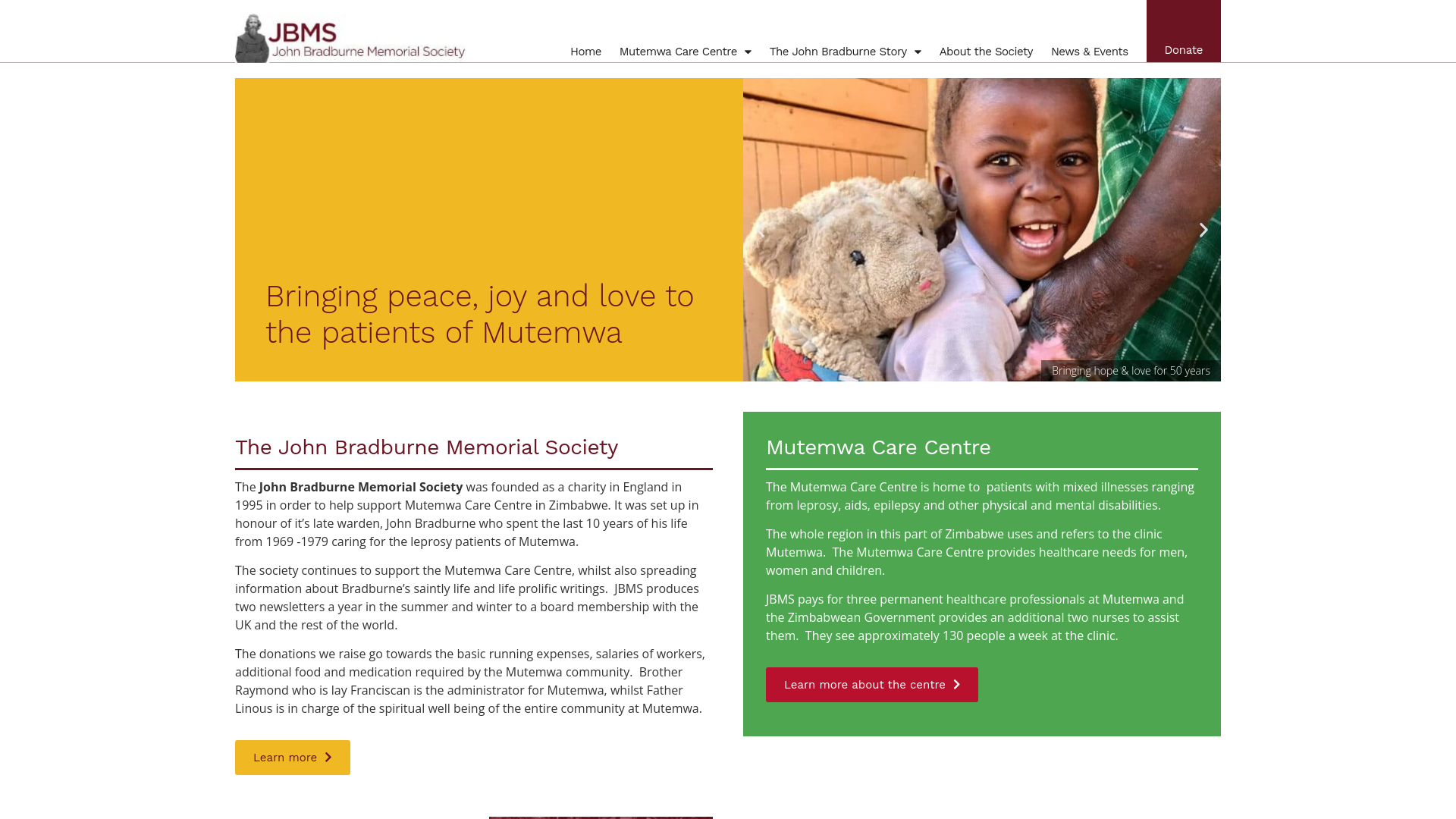 Website screenshot