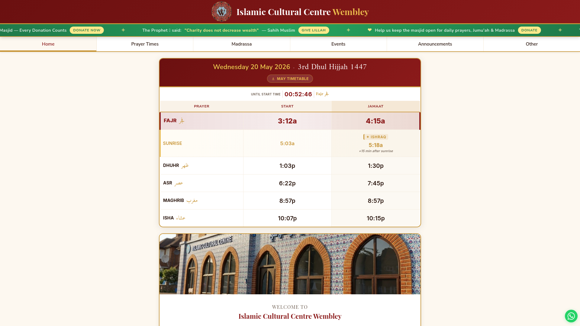 Website screenshot