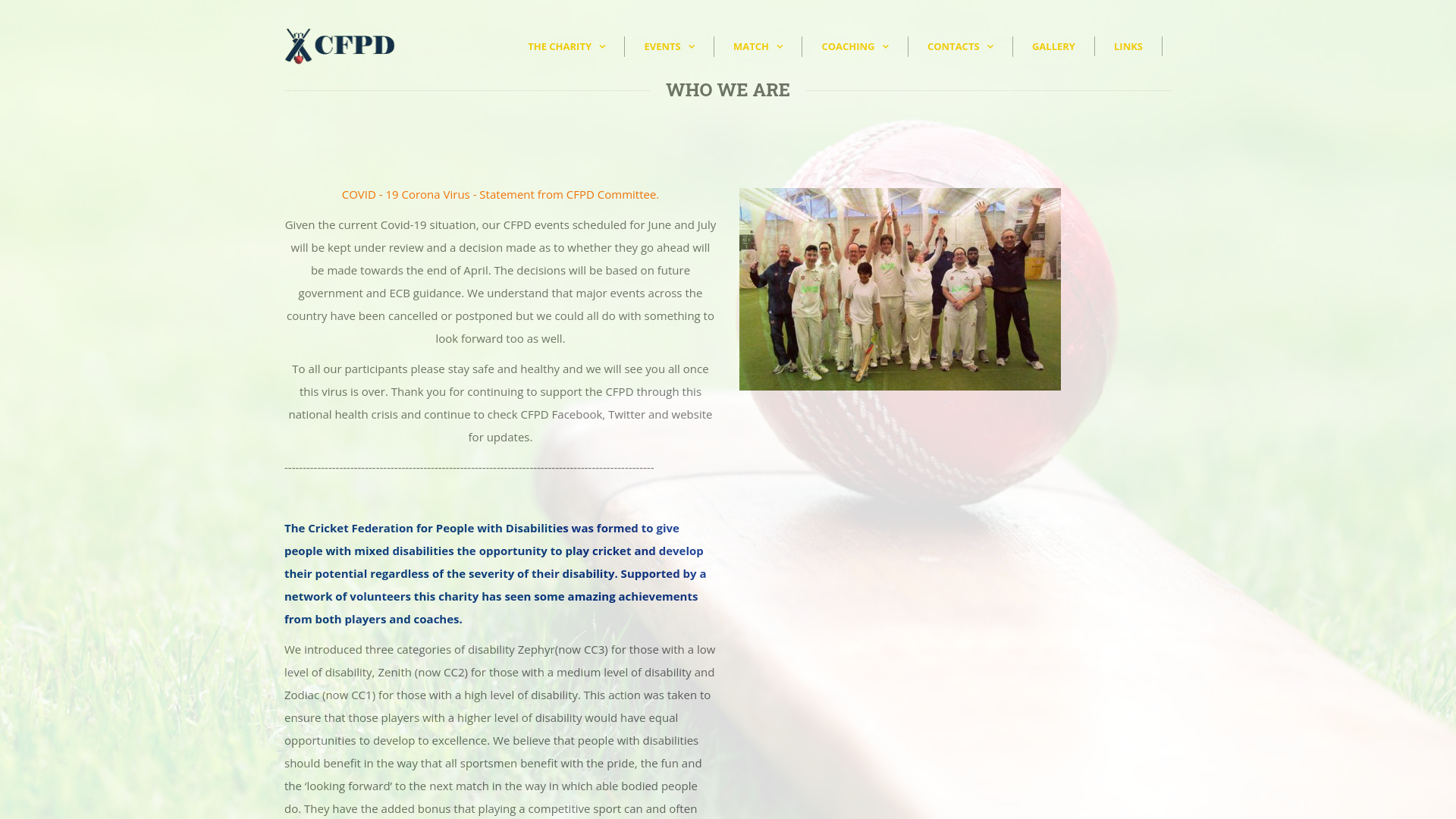 Website screenshot