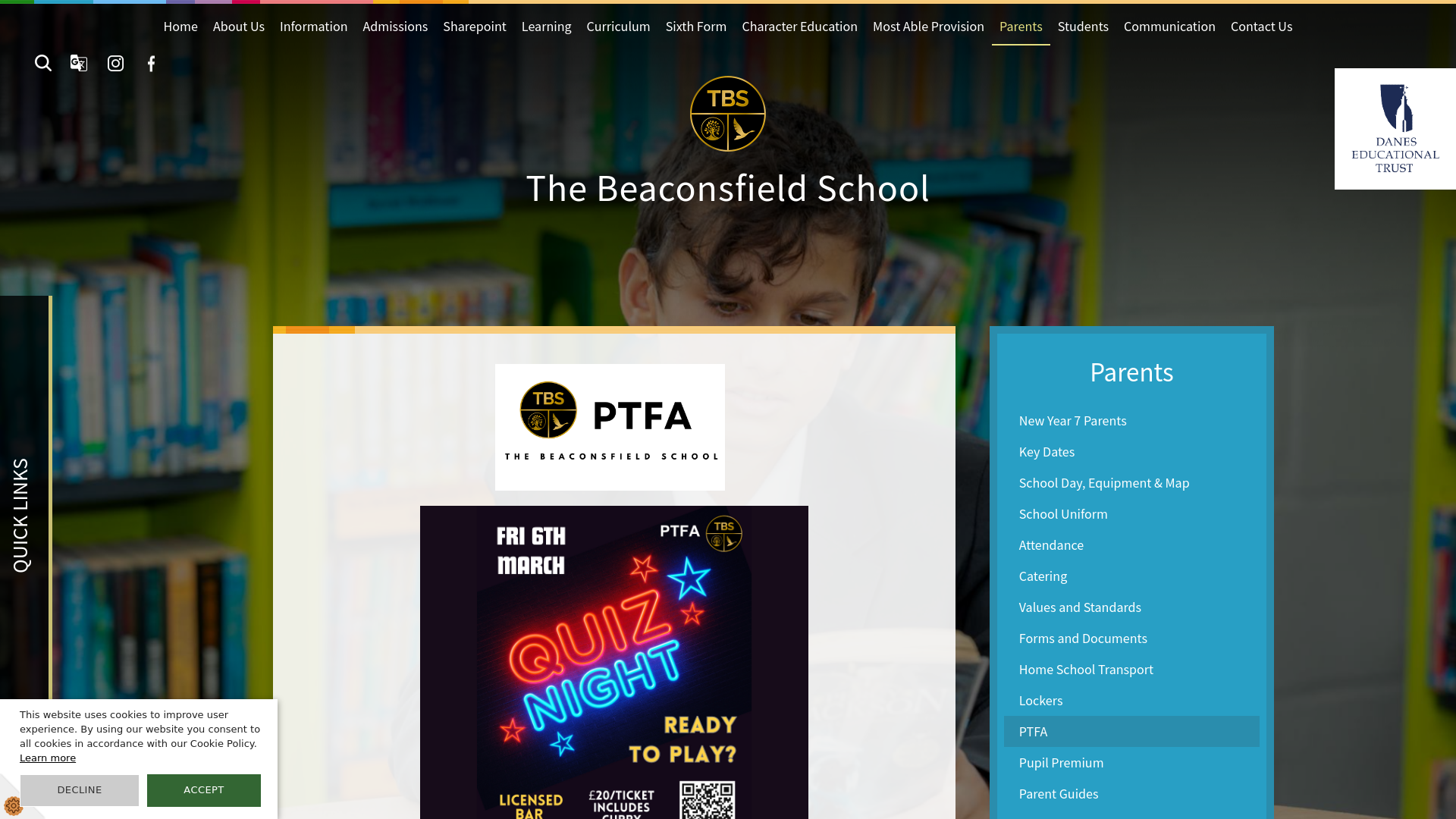 Website screenshot