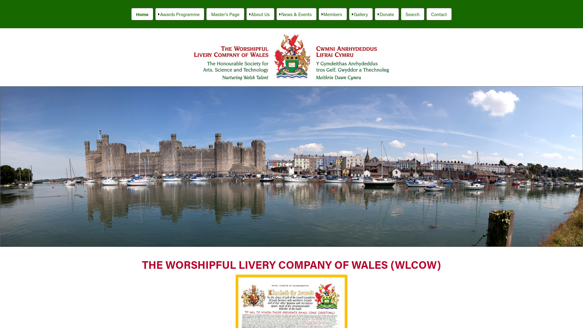Website screenshot