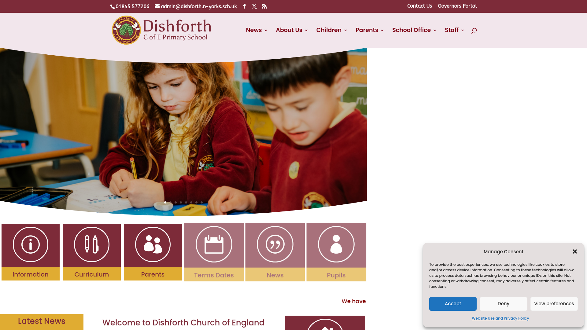 Website screenshot