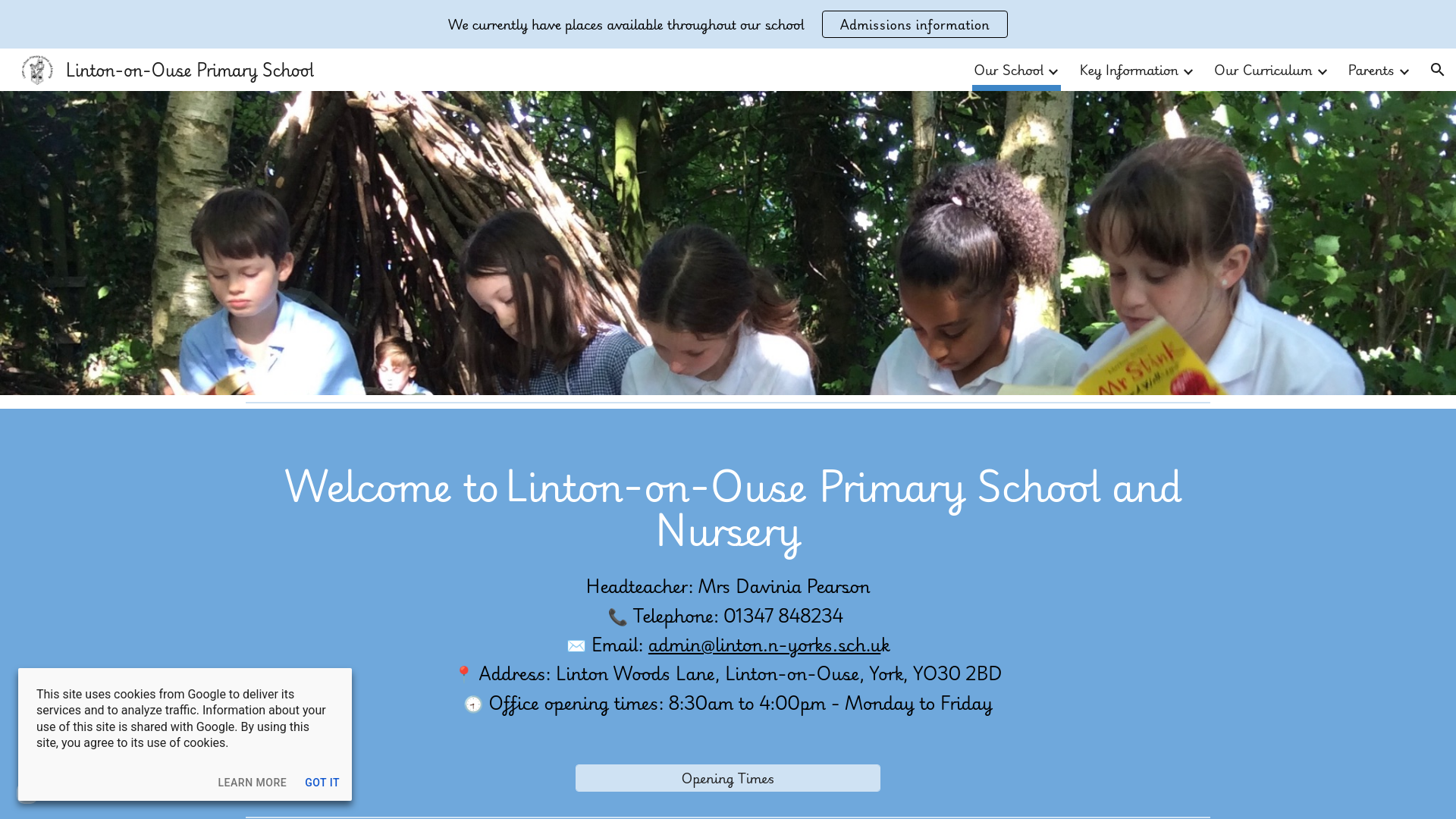 Website screenshot