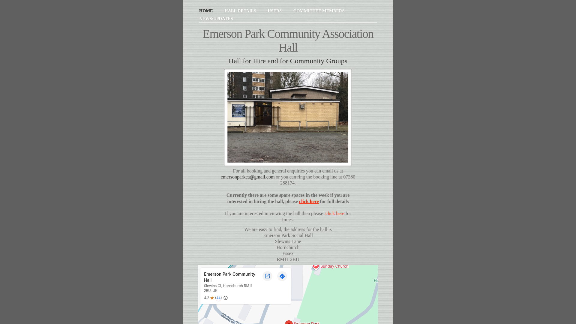 Website screenshot