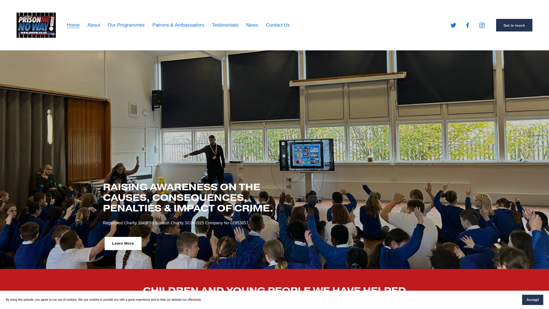 Website screenshot
