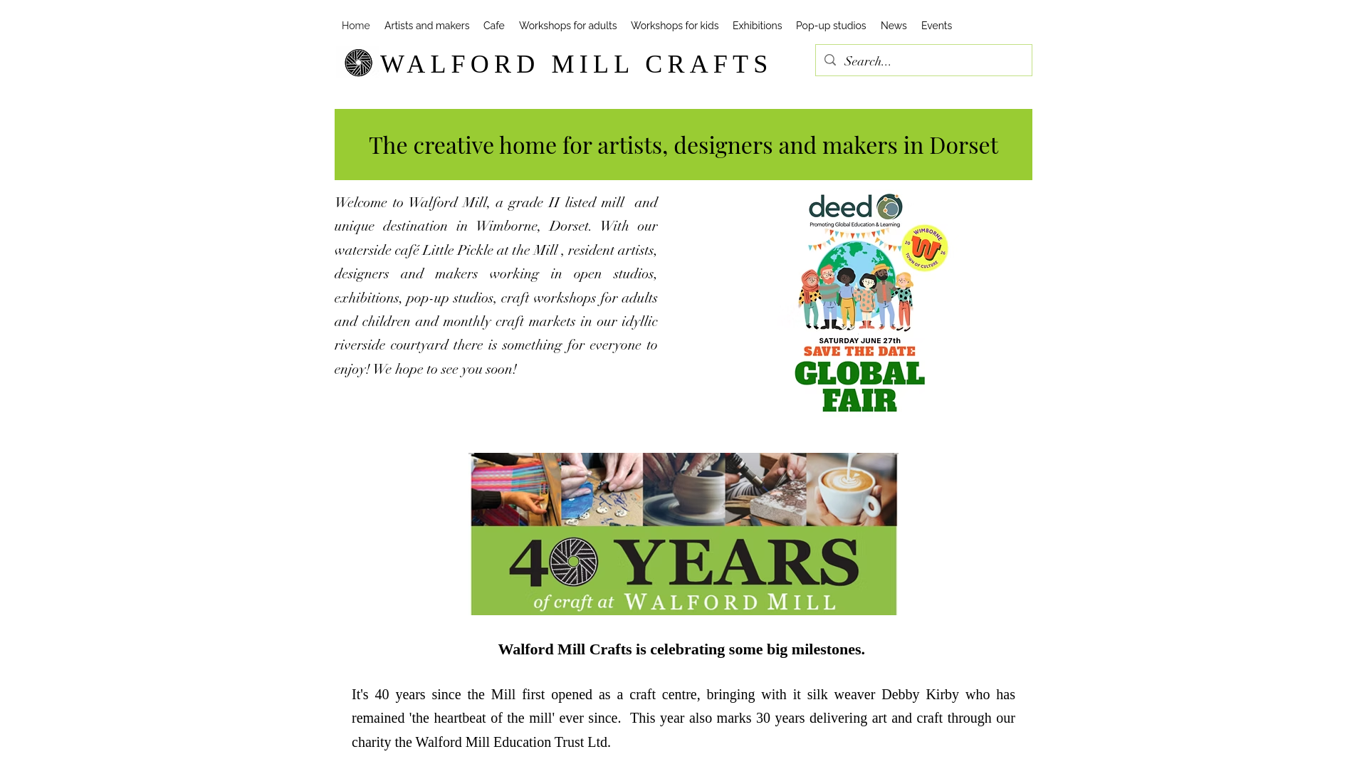 Website screenshot