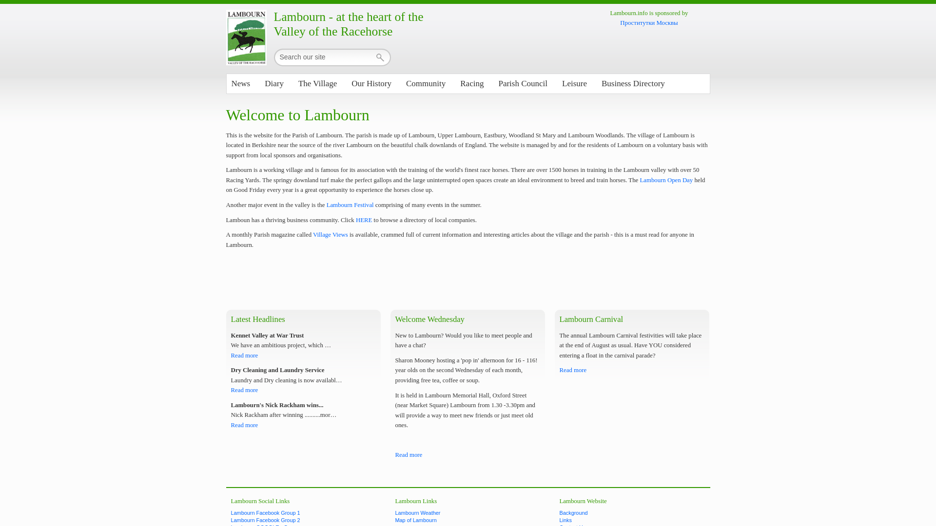 Website screenshot