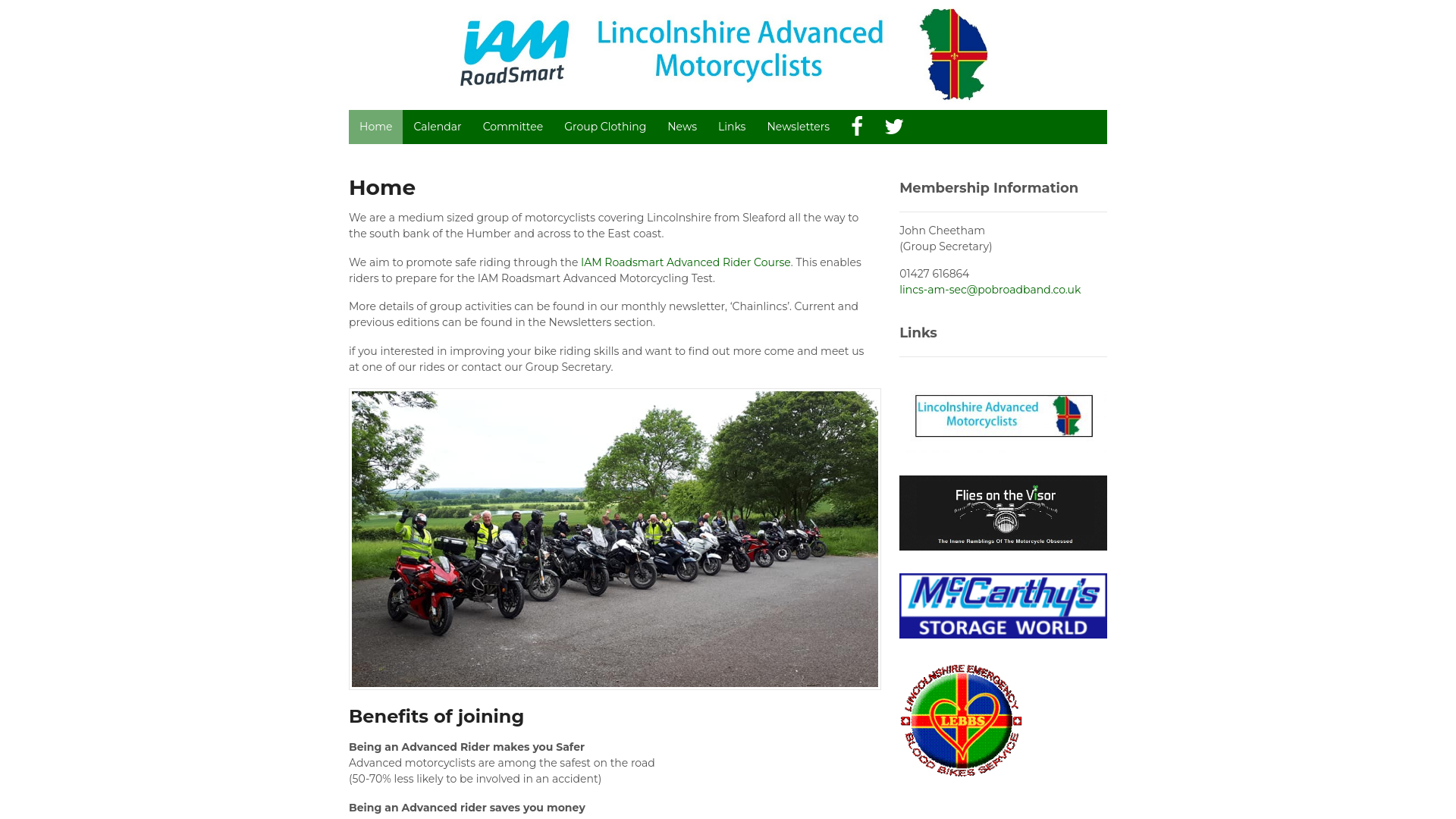 Website screenshot