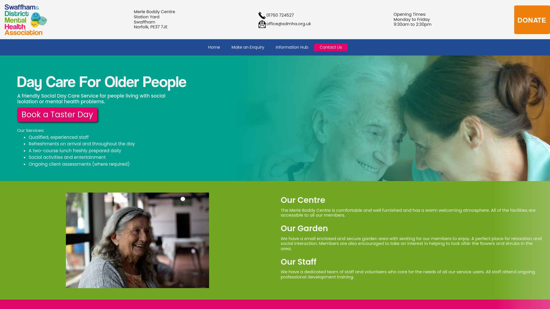 Website screenshot