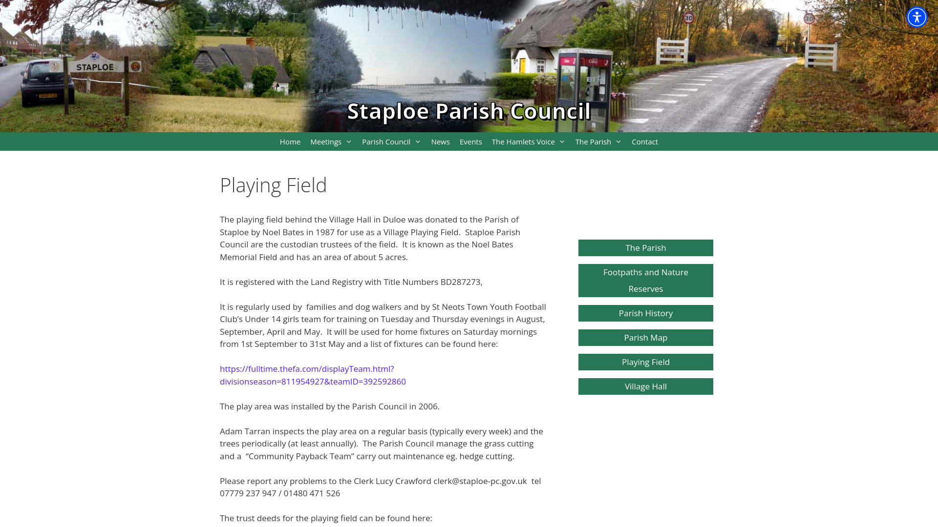 Website screenshot