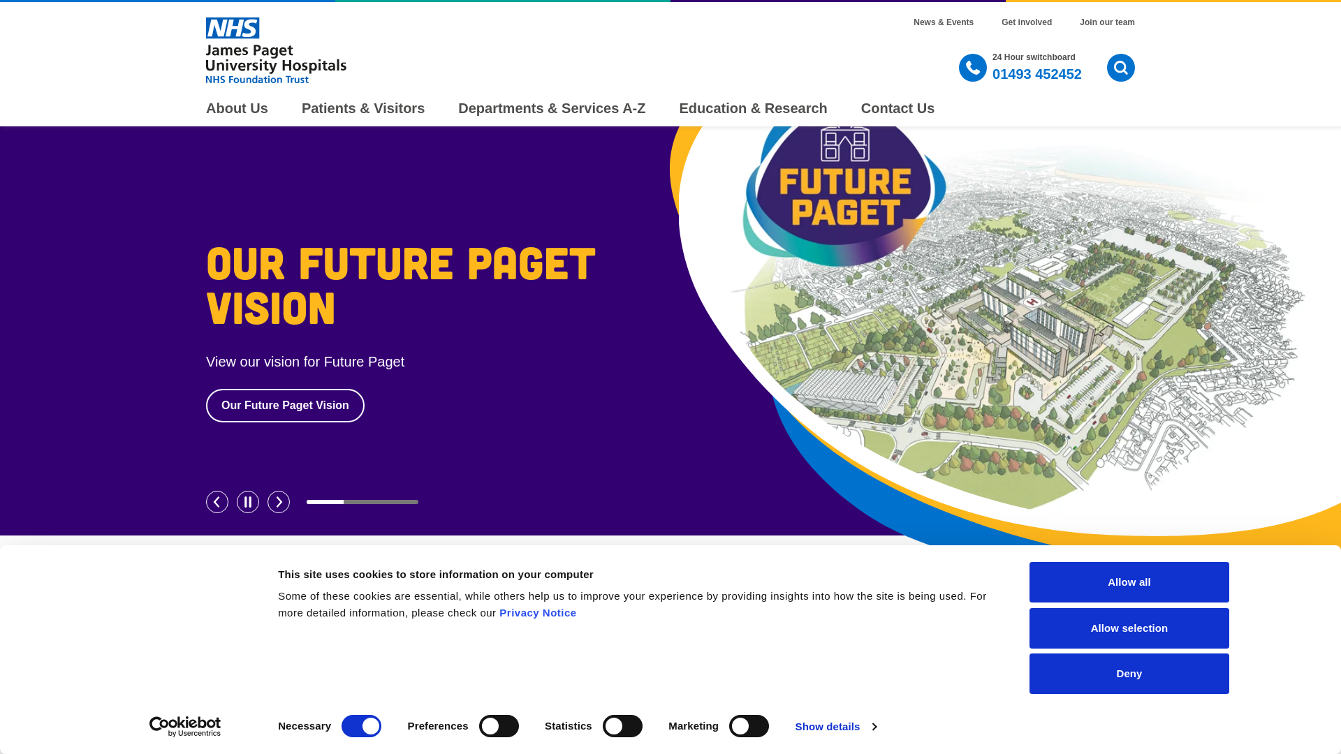Website screenshot