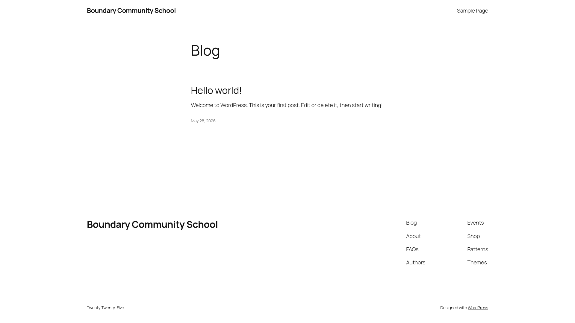 Website screenshot