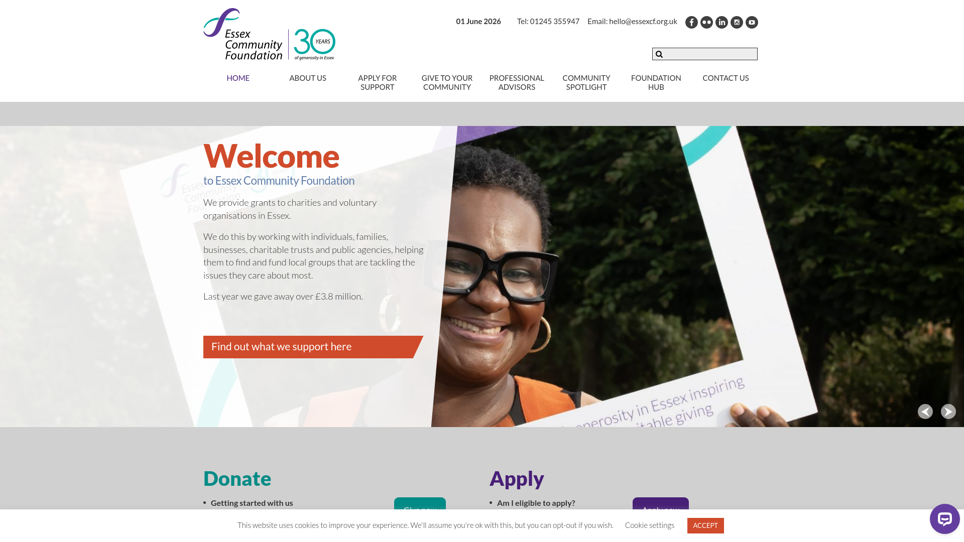 Website screenshot