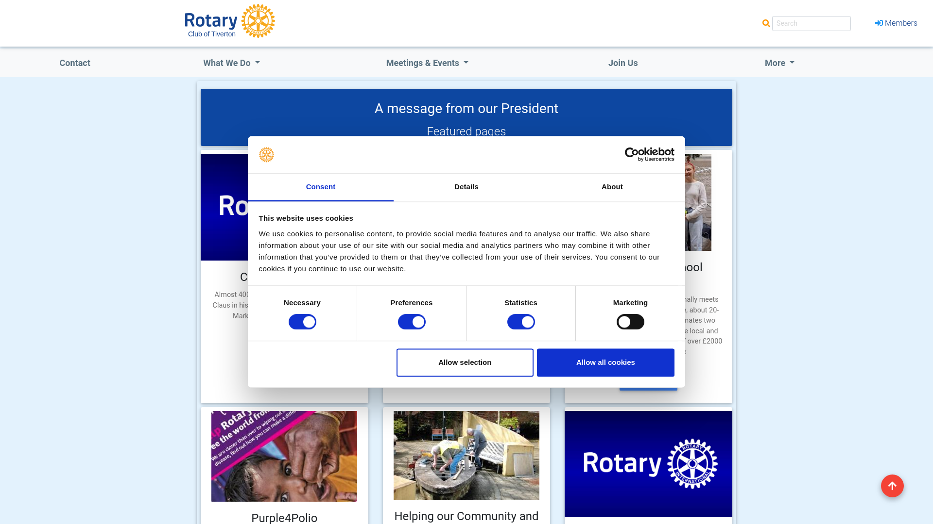 Website screenshot