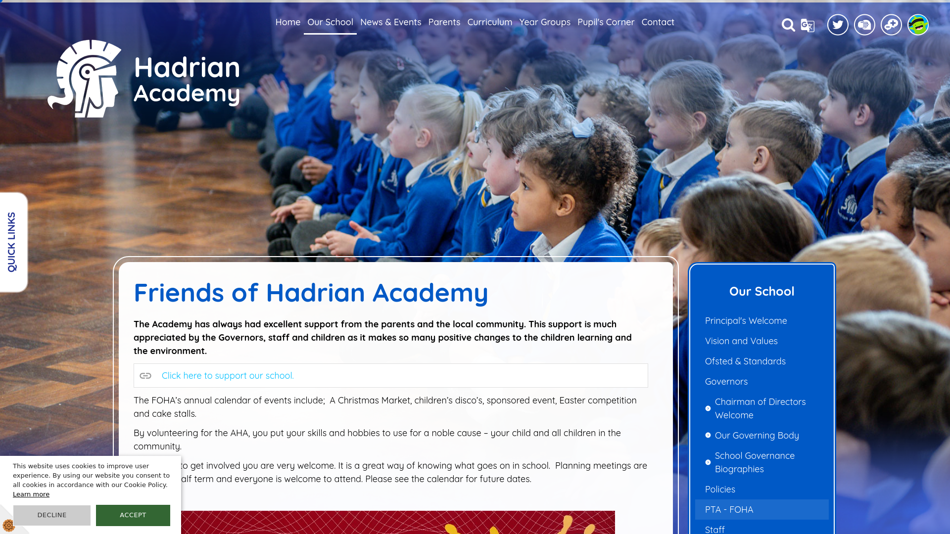 Website screenshot